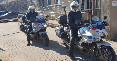 Drogi powiatu kłodzkiego patrolują również policjanci na motocyklach